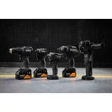 Набор аккумуляторных инструментов DeWALT McLaren F1 Team (5 шт., 18В, 3х5Ач) (DCK5222MP3T)