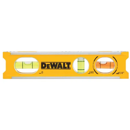 Рівень BILLET TORPEDO з алюмінію довжиною 165 мм з 3 капсулами і магнітами DeWALT (DWHT42525-0)
