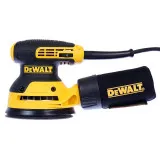 Шлифмашина эксцентриковая сетевая DeWALT, 280 Вт, подошва 125 мм (DWE6423)