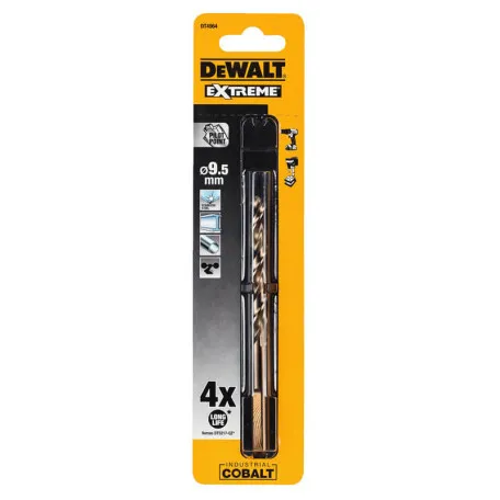 Свердло по металу, DeWALT, EXTREME COBALT, 9.5x125 мм (DT4964)