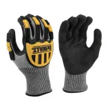 Перчатки противопорезные DeWALT, противоударные, размер L (DPG815L)