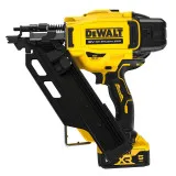 Пістолет цвяхозабивний акумуляторний безщітковий DeWALT, 18 В, кріплення 50 - 90 мм, магазин 55 шт. (DCN930P2)