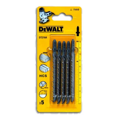 Полотно DeWALT HCS для швидкого прямого різання деревини 100 мм, 5 шт (DT2164)