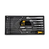 Набор головок, бит, шестигранных ключей 1/4, 3/8, 1/2, 341 предмет DeWALT (DWMT45341-1)