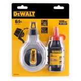 Шнур розмічальний довжиною 30 м в комплекті з крейдяним порошком DeWALT (DWHT47408-0)