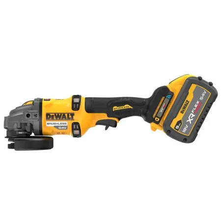 Шліфмашина кутова - болгарка акумуляторна безщіткова DeWALT, 54 В, диск 125 мм (DCG418SHDX2)