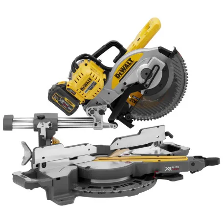 Пила торцовочная аккумуляторная бесщёточная DeWALT, 54 В, диск 250 мм, рез 90 мм (DCS727T2)