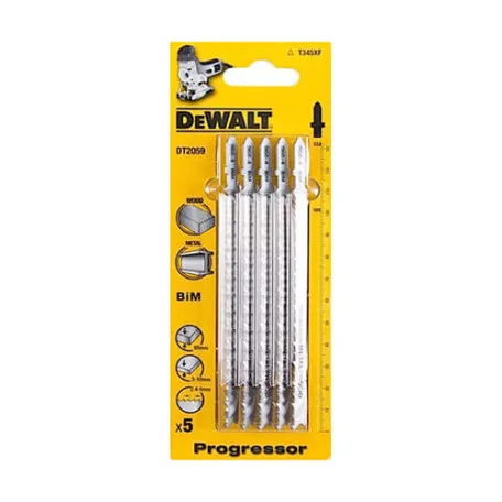 Полотно спеціальне DeWALT Bi-Metal Progressor для дерева та металу, 5 шт (DT2059)