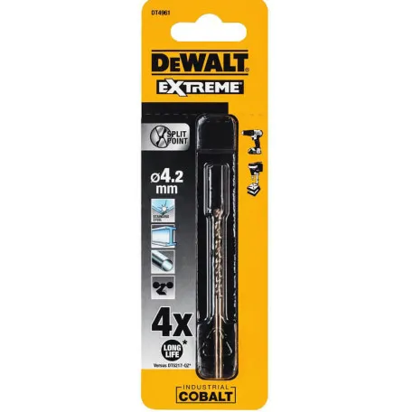 Свердло по металу, DeWALT, EXTREME COBALT, 4.2x75 мм (DT4961)