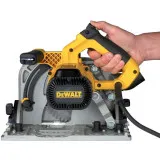 Пила дискова занурювальна мережева DeWALT, 1300 Вт, диск 165 мм, різ 59 мм (DWS520KT)