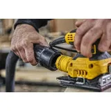 Шлифмашина вибрационная сетевая DeWALT, 230 Вт, подошва 108х115 мм (DWE6411)