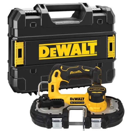 Пила стрічкова акумуляторна безщіткова DeWALT, 18 В, без АКБ та ЗП (DCS377NT)
