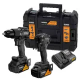 Набір акумуляторних інструментів DeWALT McLaren F1 Team (2 шт., 18В, 2х5Аг, безщіткові) (DCK2222MP2T)
