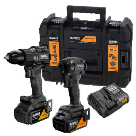 Набір акумуляторних інструментів DeWALT McLaren F1 Team (2 шт., 18В, 2х5Аг, безщіткові) (DCK2222MP2T)