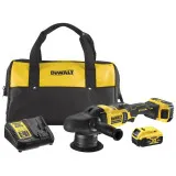 Полірувальна машина акумуляторна безщіткова DeWALT, 18 В, 125 мм (DCM848P2)