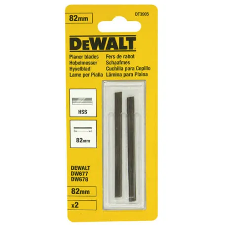 Ножі для рубанку DeWALT, 82 мм. (DT3905)