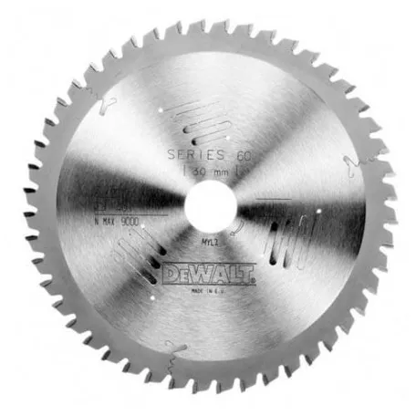 Диск пиляльний EXTREME WORKSHOP DeWALT, диск 250 мм, посадка 30 мм, 60 зубів (DT4352)