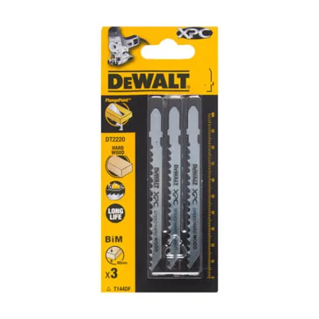 Полотно біметалічне DeWALT XPC для деревини та ламінату 100 мм, 3 шт (DT2220)