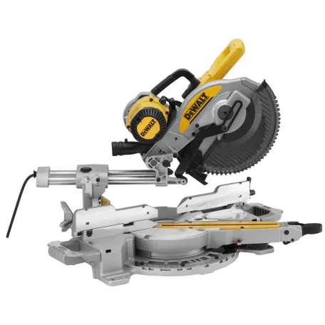 Пила торцювальна мережева DeWALT, 1675 Вт, диск 250 мм, різ 90 мм (DWS727)