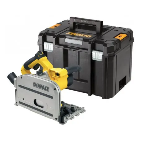 Пила дискова занурювальна мережева DeWALT, 1300 Вт, диск 165 мм, різ 59 мм (DWS520KT)