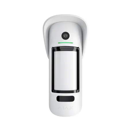 Бездротовий вуличний датчик руху Ajax MotionCam Outdoor (PhOD) з підтримкою фотоверифікації тривог, функцій «Фото за запитом» і «Фото за сценарієм» White (39293.121.WH1)