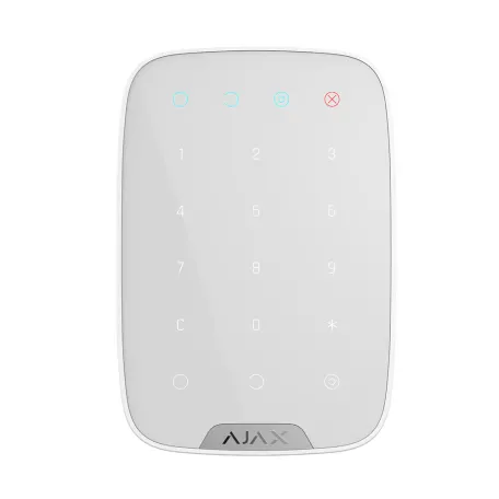 Бездротова сенсорна клавіатура Ajax KeyPad White (38249.12.WH1)
