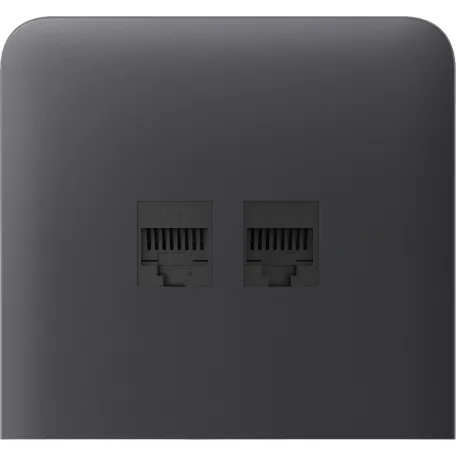 Бічна панель для вбудованої інтернет-розетки Ajax SideCover (LAN) vertical Graphite (126223.319.GP)