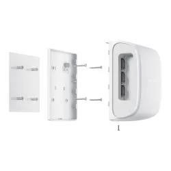 Кріпильна панель Ajax SmartBracket для DualCurtain Outdoor White (33597.81.WH)