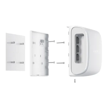 Кріпильна панель Ajax SmartBracket для DualCurtain Outdoor White (33597.81.WH)