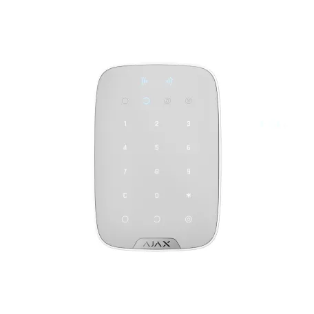 Бездротова сенсорна клавіатура Ajax KeyPad Plus White (38253.83.WH1)