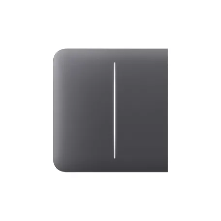 Бічна кнопка для двоклавішного вимикача Ajax SideButton (2-gang) Graphite (46022.143.GP)