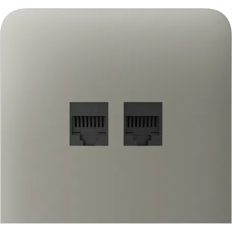 Бічна панель для вбудованої інтернет-розетки Ajax SideCover (LAN) vertical Olive (126226.319.OL)