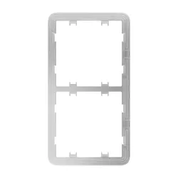 Рамка для двох вимикачів/розеток Ajax Frame (2 seats) vertical (83430.141.NC)
