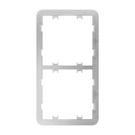 Рамка для двох вимикачів/розеток Ajax Frame (2 seats) vertical (83430.141.NC)
