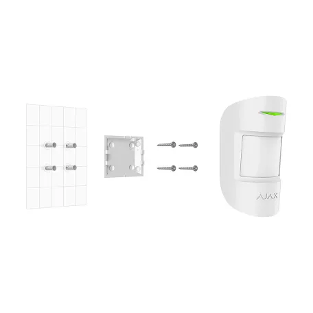 Кріпильна панель Ajax SmartBracket для MotionProtect, CombiProtect White (9638.09.WH)