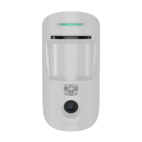 Бездротовий ІЧ датчик руху з системою антимаскування Ajax Superior MotionCam AM (PhOD) Jeweller White (116768.306.WH1)