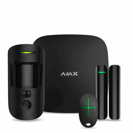 Комплект охоронної сигналізації Ajax HDR StarterKit Cam Plus Black (117596.66.BL1)