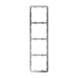 Рамка для 4-х вимикачів/розеток Ajax Frame (4 seats) vertical (83432.141.NC)
