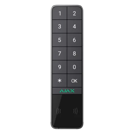 Бездротова клавіатура Ajax KeyPad Outdoor Jeweller Graphite (99969.286.GP1)