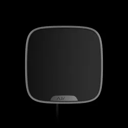 Дротова сирена з кріпленням для брендованої лицьової панелі Ajax StreetSiren DoubleDeck Fibra Black (57245.61.BL1)