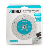 Диск алмазный BIHUI VACUUM 125 мм для резки и шлифовки с фланцем М14 (DCWMM5)