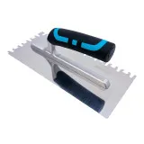 Зубчатый шпатель BIHUI STAINLESS Тигровый зуб из нержавеющей стали 280х120 мм (PTSBTG)