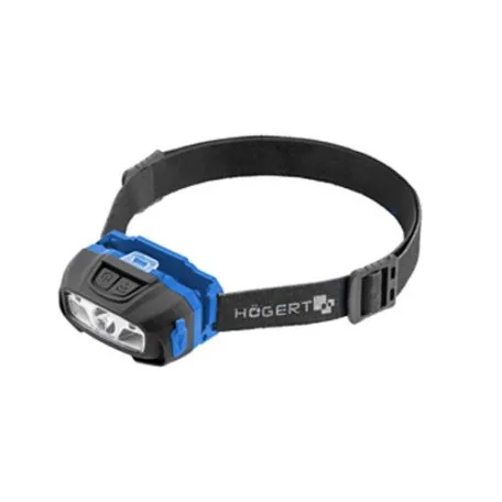 Налобний ліхтар HOEGERT, з датчиком руху USB 7 функцій, 3.7V 1200 mAh (HT1E422)