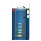 Биты ударные HOEGERT, 10шт, микс 50 мм. (HT1S699)