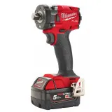 Гайковерт аккумуляторный бесщеточный 1/2'' MILWAUKEE, M18 FIW2P12-502X, 339Нм, с пеном (4933478447)