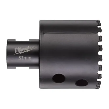 Коронка алмазная MILWAUKEE Diamond Max M14, диаметр 51 мм (сухое сверление) (4932478283)
