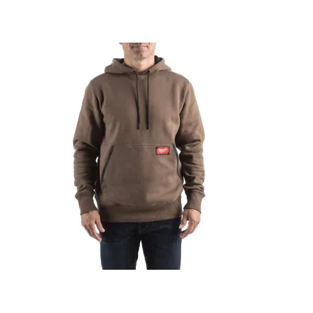 Толстовка WHB MILWAUKEE, с капюшоном, коричневая, (XXL) (4932493135)