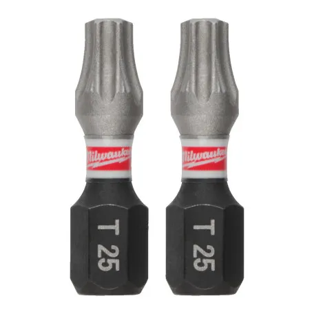 Бита MILWAUKEE SHOCKWAVE, TX25, 25мм, (3 шт.) (4932500364)
