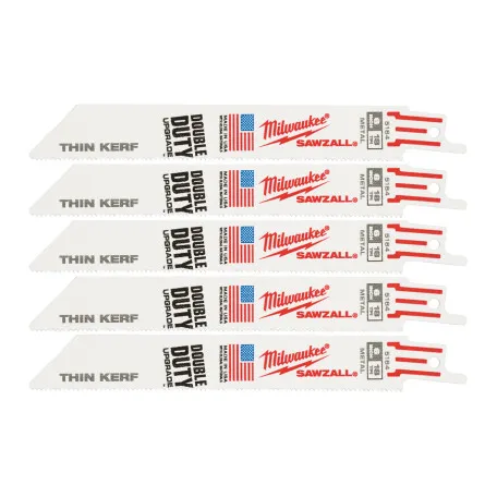 Полотно для сабельных пил MILWAUKEE THIN KERF, 150х1,4мм, (5 шт), (металл) (48475184)