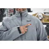 Куртка с подогревом MILWAUKEE M12 HJGREY5-201, серая, размер XXL (4932492956)
